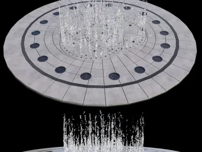 WATERFALL FOUNTAIN CASCADE  NO17 A 3D model