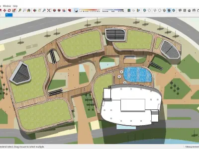 Sketchup Shopping Center E3 3D model