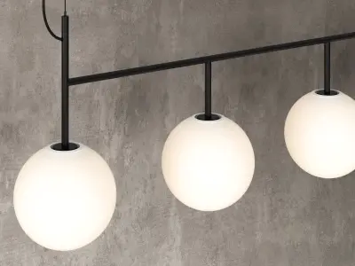 TR Bulb Suspension Lamp Free 3D model