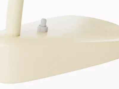 Kandem Bedside Lamp Beige - PBR metal desk lamp 3D model