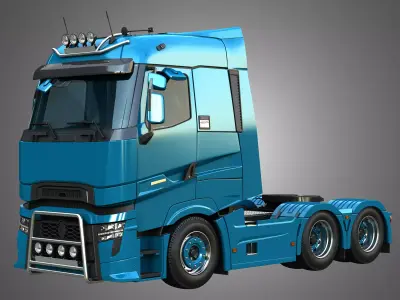 T520 - High Range Truck - 2 Axle 3D model