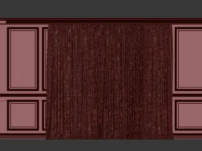 Curtain Set 214 3D model