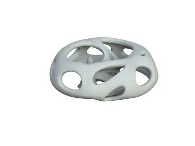 SciFi Cube Object No 66295 Low Poly Shape Low-poly 3D model