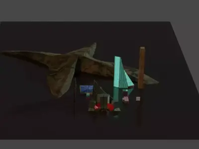 11 3d model gameready starfish 3D model