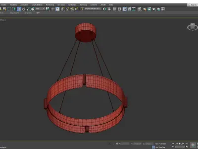 TRIBECA CHANDELIER Low-poly 3D model