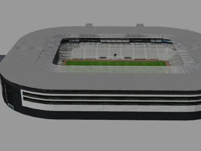 Stadium MK MK Dons Low-poly 3D model