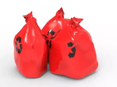 RUBBISH RED 3D model