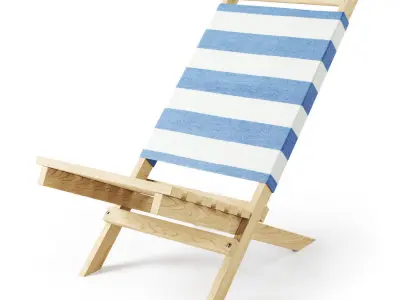 Pepitu Deck Chair 3D model