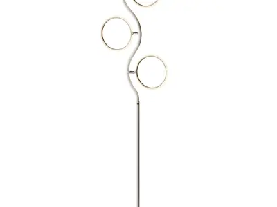 Circular Tree Floor Lamp 3D model