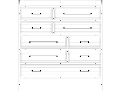 commode 22 Low-poly 3D model