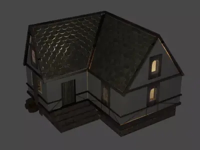Tavern Building Free 3D model