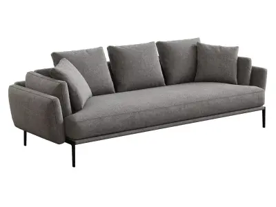 Domino A240 3 Seater Sofa 3D model