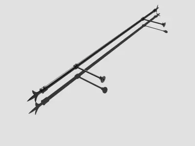 Curtain Rod 3D model