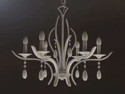 Modern Chandelier 3D model
