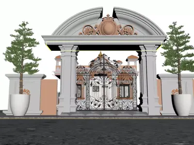 3d temple design 3D model