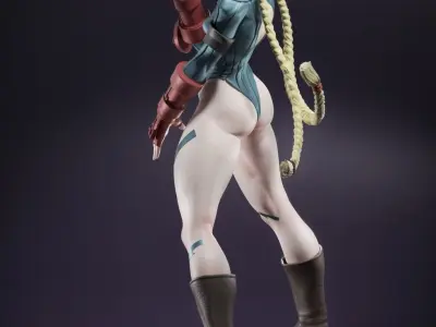 Cammy 3D Print female street fighter figure 3D print model
