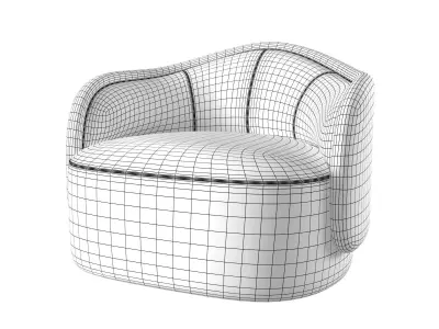 Pia Armchair 3D model