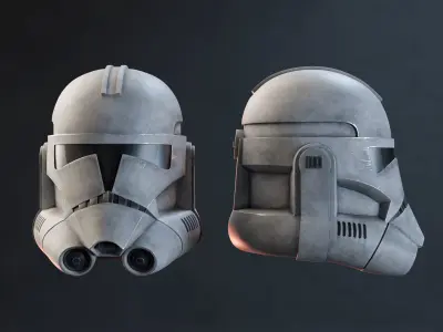 Clone Trooper - Armor Rig 3D model