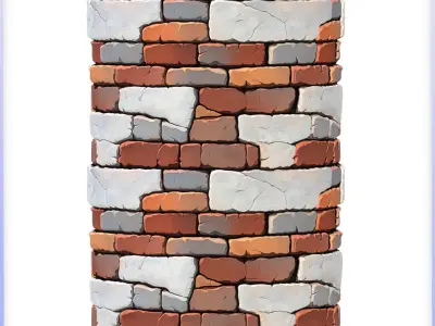 Stylized Wall Seamless Texture Texture 127