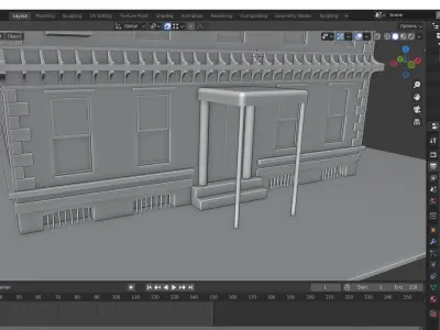 Modern Building 3D model
