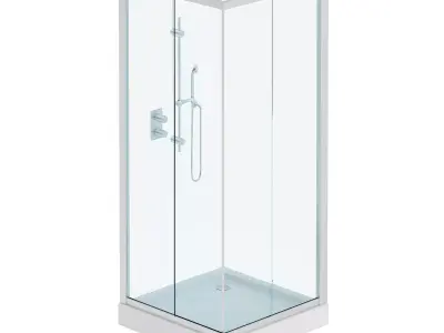 Square Shower 3D model