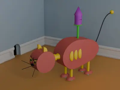 Tom and jerry Mechano 3D model