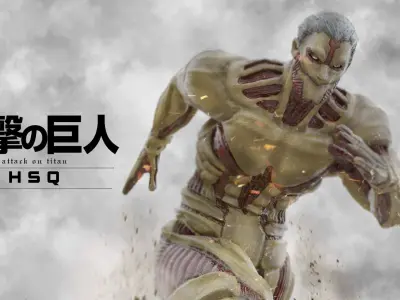 Attack on Titan - High Poly - Armored Titan Reiner Braun 3D model