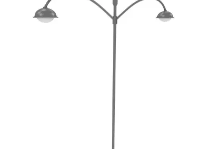 Streetlight street lamp 3D model
