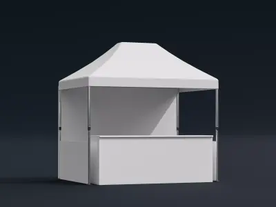 Marketing tent 02 3D model