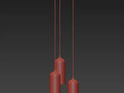 COPPER pendant light 3D model