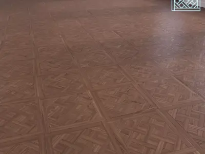 Parquet - Laminate - Wooden floor Low-poly 3D model 24