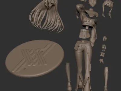 ZERO TWO - STREET WEAR EDITION 3D print model