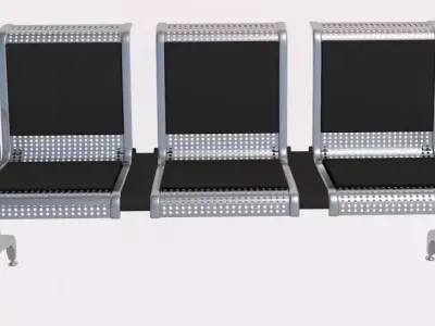 Airport Collection X-Ray Machine With Metal Detector 3D model