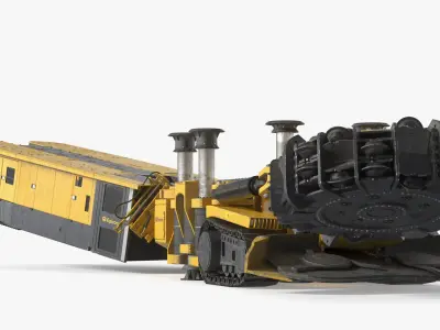  Epiroc Mobile Miner Rigged for Maya 