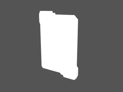 UHD High tech Graphical Interface v8 001 Low-poly 3D model