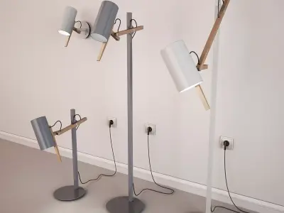 Marset Scantling Lamp Set Free 3D model