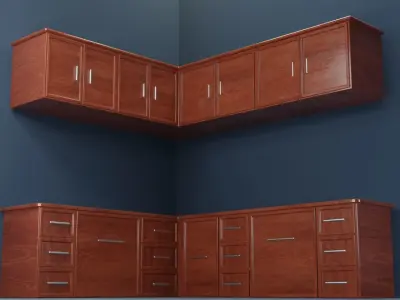 Kitchen Cabinet Free 3D model