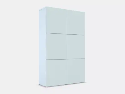 BESTA Storage combination with doors 52 Low-poly 3D model