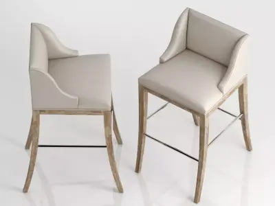 Metro Bar Stool 3D model