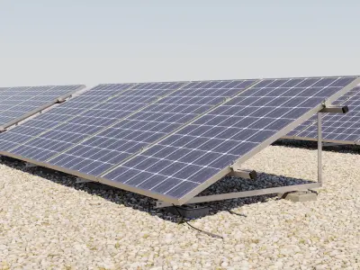 Solar Panels 3D model