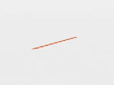 Road gap connector Low-poly 3D model