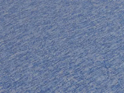 Heathered Blue Knit Fabric Texture