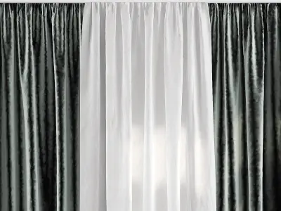 Curtain Set 20 3D model