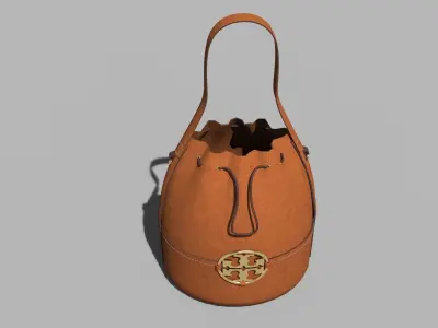 Tory Burch Bucket Bag Low-poly 3D model