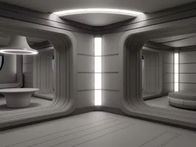 Dedra Meero Apartment - Star Wars Andor 3D model