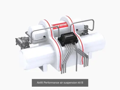 Airlift Performance air suspension kit bundle 3D Model Pack