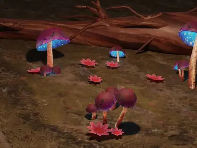 Stylized Fantasy Collection- Game Ready Low-poly 3D model