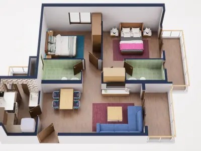  3D Floor Plan 39 3D model