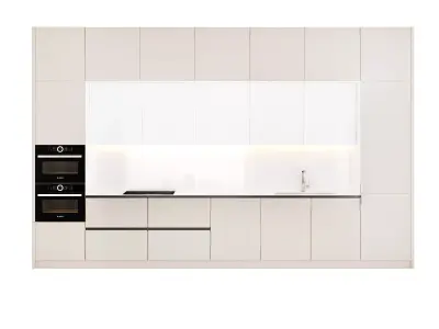 Contemporary Kitchen SCAVOLINI Low-poly 3D model