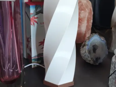 Helical lamp 3D print model